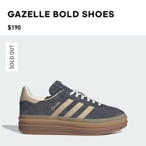 Rare Adidas Gazelle Bold size 5.5